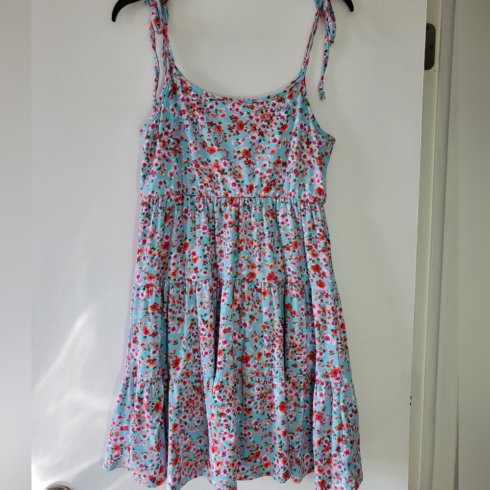 Altar'd State Large Floral Mini Dress